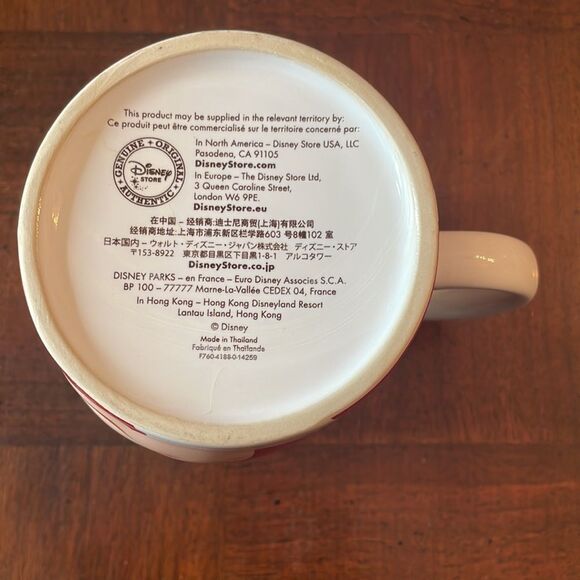 Mickey Mouse 3D Embossed Coffee Tea Mug Cup Disney Store - Picture 5 of 7